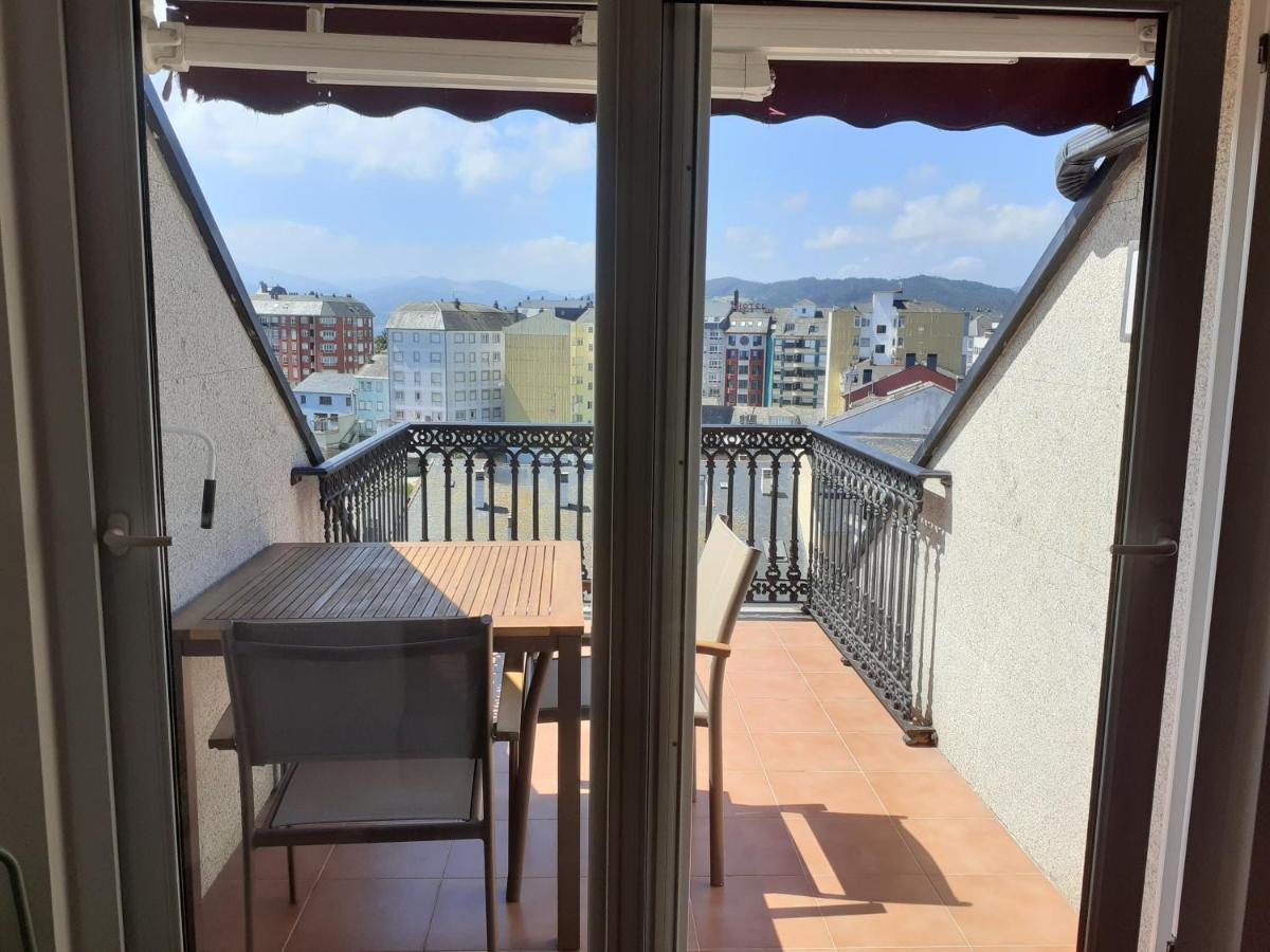 Ferienwohnung Atico Con Terraza Y Piscina Comunitaria Ribadeo Exterior foto